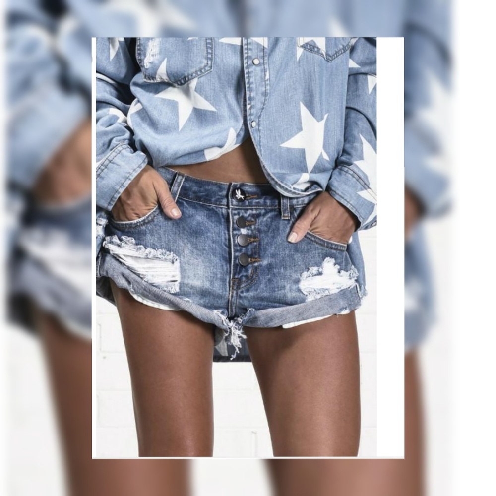 OneTeaspoon Ford Bandits shorts